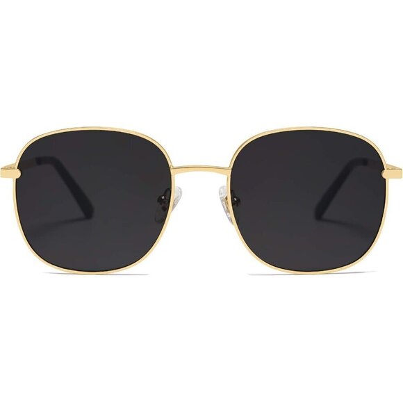 Sojos Sunglasses Women Gold Classic Trendy Square Cute Big Frame Shades Eyewear - Picture 1 of 5